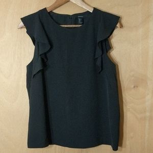 Frill Cap Sleeve